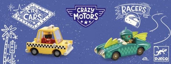 Voitures de la collection Crazy Motors de Djeco